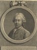 Porträt von Uz, Johann Peter  (Neue Bibliothek der schönen Wissenschaften., 1772, 13. Bd., 1. St., ungez. Bl. am Anf. d. Bandes. [Zuschnitt auf Schmuckrahmen])