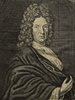 Porträt von Fabricius, Johann  (Die Gelehrte Fama, welche den gegenwärtigen Zustand der gelehrten Welt und sonderlich derer deutschen Universitäten entdecket., 1715, 37/38. T., ungez. Bl. am Anf. d. Stückes. [Zuschnitt auf Schmuckrahmen])