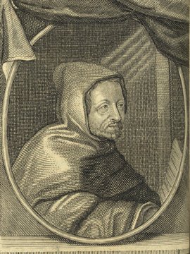 Porträt von Rancé, Armand Jean Le Bouthillier de  (Neuer Bücher-Saal der gelehrten Welt., 1714, 32. Oeffn., ungez. Bl. vor S. 529. [Zuschnitt auf Schmuckrahmen])