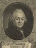 Porträt von Meckel von Hemsbach, Johann Friedrich  (Allgemeine deutsche Bibliothek., 1775, 24. Bd., 1. St., ungez. Bl. am Anf. d. Bandes. [Zuschnitt auf Schmuckrahmen])