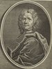 Porträt von Boerhaave, Herman  (Deutsche Acta Eruditorum., 1737, 213. T., ungez. Bl. vor S. 609. [Zuschnitt auf Schmuckrahmen])