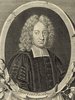 Porträt von Bashuysen, Heinrich Jakob von  (Deutsche Acta Eruditorum., 1714, 25. T., ungez. Bl. am Anf. d. Bandes. [Zuschnitt auf Schmuckrahmen])