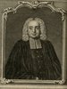 Porträt von Pelloutier, Simon  (Zuverläßige Nachrichten von dem gegenwärtigen Zustande der Wissenschaften., 1756, 196. T., ungez. Bl. vor S. 238. [Zuschnitt auf Schmuckrahmen])