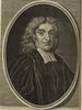 Porträt von Flamsteed, John  (Deutsche Acta Eruditorum., 1738, 220. T., ungez. Bl. vor S. 229. [Zuschnitt auf Schmuckrahmen])