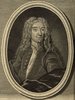 Porträt von Fleischer, Johann Lorenz  (Zuverläßige Nachrichten von dem gegenwärtigen Zustande der Wissenschaften., 1744, 60. T., ungez. Bl. vor S. 835. [Zuschnitt auf Schmuckrahmen])