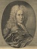 Porträt von Vaillant, Sébastien  (Deutsche Acta Eruditorum., 1728, 134. T., ungez. Bl. vor S. 77. [Zuschnitt auf Schmuckrahmen])