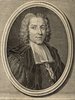 Porträt von Gaub, Hieronymus David  (Zuverläßige Nachrichten von dem gegenwärtigen Zustande der Wissenschaften., 1748, 104. T., ungez. Bl. vor S. 578. [Zuschnitt auf Schmuckrahmen])