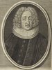 Porträt von Rusmeyer, Michael Christian  (Deutsche Acta Eruditorum., 1738, 228. T., ungez. Bl. vor S. 837. [Zuschnitt auf Schmuckrahmen])