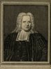 Porträt von Musschenbroek, Petrus van  (Zuverläßige Nachrichten von dem gegenwärtigen Zustande der Wissenschaften., 1741, 23. T., ungez. Bl. vor S. 763. [Zuschnitt auf Schmuckrahmen])