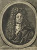 Porträt von Becmann, Johann Christoph  (Neue Bibliothec oder Nachricht und Urtheile von neuen Büchern., 1710, 5.St., ungez. Bl. vor S. 367. [Zuschnitt auf Schmuckrahmen])