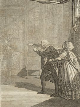 Porträt von Brockmann, Johann Franz Hieronymus  (Litteratur- u. Theater-Zeitung., 1778, 1. T., zu S. 54. [Zuschnitt auf Schmuckrahmen])