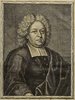 Porträt von Foertsch, Michael  (Die Gelehrte Fama, welche den gegenwärtigen Zustand der gelehrten Welt und sonderlich derer deutschen Universitäten entdecket., 1712, 13. T., ungez. Bl. am Anf. d. Stückes. [Zuschnitt auf Schmuckrahmen])