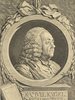 Porträt von Engel, Samuel  (Allgemeine deutsche Bibliothek., 1781, 46. Bd., 1. St., ungez. Bl. am Anf. d. Bandes. [Zuschnitt auf Schmuckrahmen])