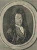Porträt von Hasenest, Johann Georg  (Fränckische Acta Erudita et Curiosa., 1728, 14. Slg., ungez. Bl. v. S. 83. [Zuschnitt auf Schmuckrahmen])