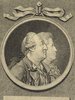 Porträt von Forster, Georg  (Allgemeine deutsche Bibliothek., 1782, 51. Bd., 1. St., ungez. Bl. am Anf. d. Bandes. [Zuschnitt auf Schmuckrahmen])