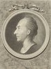 Porträt von Rode, Bernhard  (Litteratur- u. Theater-Zeitung., 1778, 4. T., ungez. Bl. am Anf. d. 4. Teils. [Zuschnitt auf Schmuckrahmen])