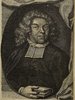 Porträt von Hiller, Matthaeus  (Die Gelehrte Fama, welche den gegenwärtigen Zustand der gelehrten Welt und sonderlich derer deutschen Universitäten entdecket., 1712, 15. T., ungez. Bl. am Anf. d. Stückes. [Zuschnitt auf Schmuckrahmen])