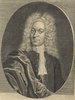 Porträt von Treuer, Gottlieb Samuel  (Deutsche Acta Eruditorum., 1725, 103. T., ungez. Bl. vor ungez. Bl. Vor S. 457. [Zuschnitt auf Schmuckrahmen])