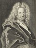 Porträt von Vater, Christian  (Deutsche Acta Eruditorum., 1725, 110. T., ungez. Bl. vor S. 77. [Zuschnitt auf Schmuckrahmen])
