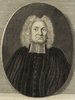 Porträt von Wilisch, Christian Friedrich  (Deutsche Acta Eruditorum., 1731, 157. T., ungez. Bl. am Anf. d. Bandes [Zuschnitt auf Schmuckrahmen])