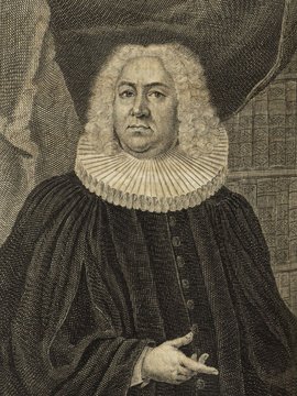 Porträt von Deyling, Salomon  (Deutsche Acta Eruditorum., 1733, 175. T., ungez. Bl. vor S. 457. [Zuschnitt auf Schmuckrahmen])