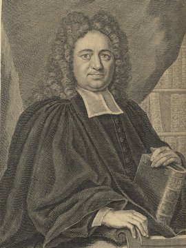 Porträt von Marperger, Bernhard Walter  (Deutsche Acta Eruditorum., 1729, 141. T., ungez. Bl. vor S. 617. [Zuschnitt auf Schmuckrahmen])
