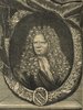 Porträt von Hiärne, Urban  (Neuer Bücher-Saal der gelehrten Welt., 1714, 41. Oeffn., ungez. Bl. vor S. 305. [Zuschnitt auf Schmuckrahmen])