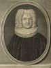 Porträt von Muenden, Christian  (Deutsche Acta Eruditorum., 1734, 180. T., ungez. Bl. vor S. 837. [Zuschnitt auf Schmuckrahmen])