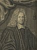 Porträt von Grabe, Johannes Ernst  (Neuer Bücher-Saal der gelehrten Welt., 1710, 2. Oeffn., ungez. Bl. vor S. 89. [Zuschnitt auf Schmuckrahmen])
