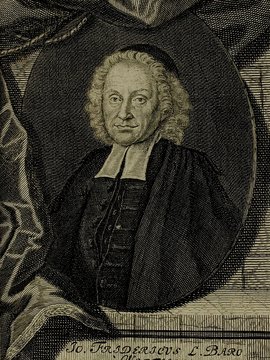 Porträt von Werthern, Johann Friedrich von  (Neue Bibliothec oder Nachricht und Urtheile von neuen Büchern., 1717, 61. St., ungez. Bl. vor S. 1. [Zuschnitt auf Schmuckrahmen])