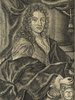Porträt von Scheuchzer, Johann Jacob  (Neuer Bücher-Saal der gelehrten Welt., 1714, 39. Oeffn., ungez. Bl. vor S. 153. [Zuschnitt auf Schmuckrahmen])