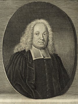 Porträt von Rambach, Johann Jakob  (Deutsche Acta Eruditorum., 1727, 128. T., ungez. Bl. vor S. 533. [Zuschnitt auf Schmuckrahmen])