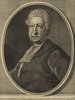 Porträt von Tindal, Matthew  (Deutsche Acta Eruditorum., 1736, 200. T., ungez. Bl. vor S. 533. [Zuschnitt auf Schmuckrahmen])