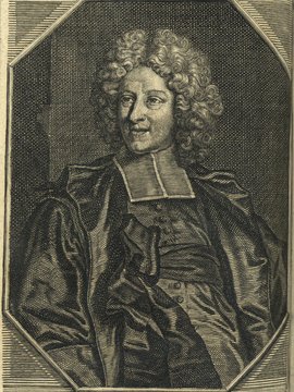 Porträt von Bignon, Jean Paul  (Neuer Bücher-Saal der gelehrten Welt., 1710, 3. Oeffn., ungez. Bl. vor S. 181. [Zuschnitt auf Schmuckrahmen])