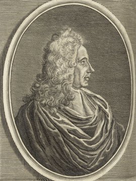 Porträt von Averani, Giuseppe  (Deutsche Acta Eruditorum., 1739, 232. T., ungez. Bl. vor S. 229. [Zuschnitt auf Schmuckrahmen])