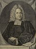Porträt von Abicht, Johann Georg  (Die Gelehrte Fama, welche den gegenwärtigen Zustand der gelehrten Welt und sonderlich derer deutschen Universitäten entdecket., 1713, 26. T., ungez. Bl. am Anf. d. Stückes. [Zuschnitt auf Schmuckrahmen])