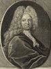Porträt von Alberti, Michael  (Deutsche Acta Eruditorum., 1726, 114. T., ungez. Bl. vor S. 361. [Zuschnitt auf Schmuckrahmen])
