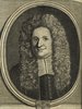Porträt von Ancillon, Charles  (Neuer Bücher-Saal der gelehrten Welt., 1717, 60. Oeffn., ungez. Bl. vor S. 857. [Zuschnitt auf Schmuckrahmen])