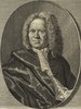 Porträt von Baier, Johann Jacob  (Deutsche Acta Eruditorum., 1727, 123. T., ungez. Bl. vor S. 153. [Zuschnitt auf Schmuckrahmen])